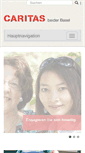 Mobile Screenshot of caritas-beider-basel.ch